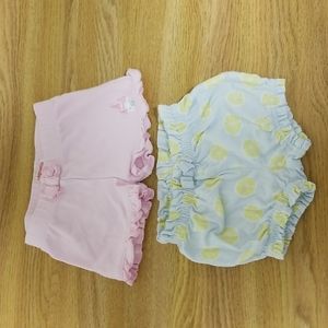 EUC Baby Gap & Magnetic me cotton shorts 3-6m
